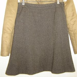 Wool-blend skirt